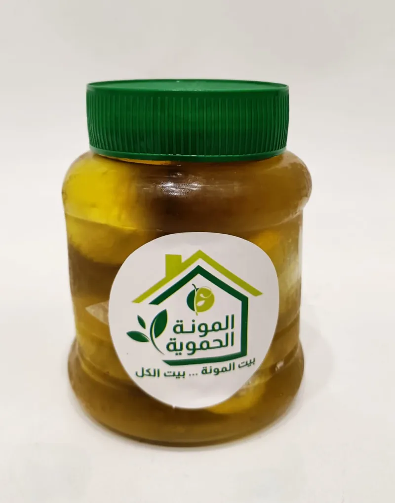 لبنة مدعبلة بزيت زيتون (500 غ)